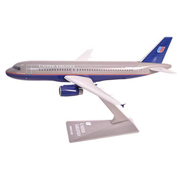 United (93-04) Airbus A320-200 Avion Miniature en Plastique Snap Fit 1:200 Partie AAB-32020H-009