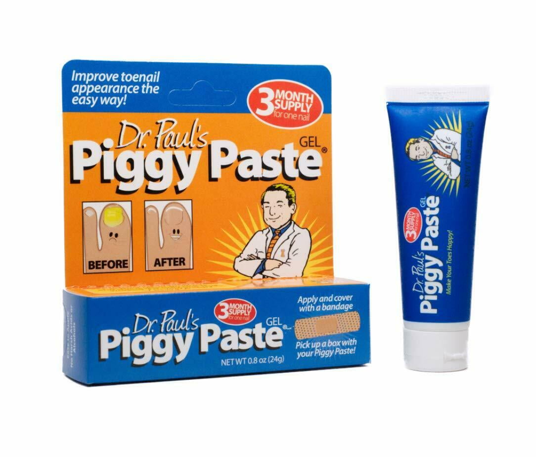 Dr. Paul's Piggy Paste Gel Anti Fungal 3 Month Supply Improve Toenails