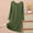 Army Green, variant on HWRETIE Pajama Set,Women Pajama Dress Solid Color Plus Size Round Neck Long Sleeve Loose Comfortable Casual Mid Calf Nightgown Home Clothes Sleepwear （9XL）