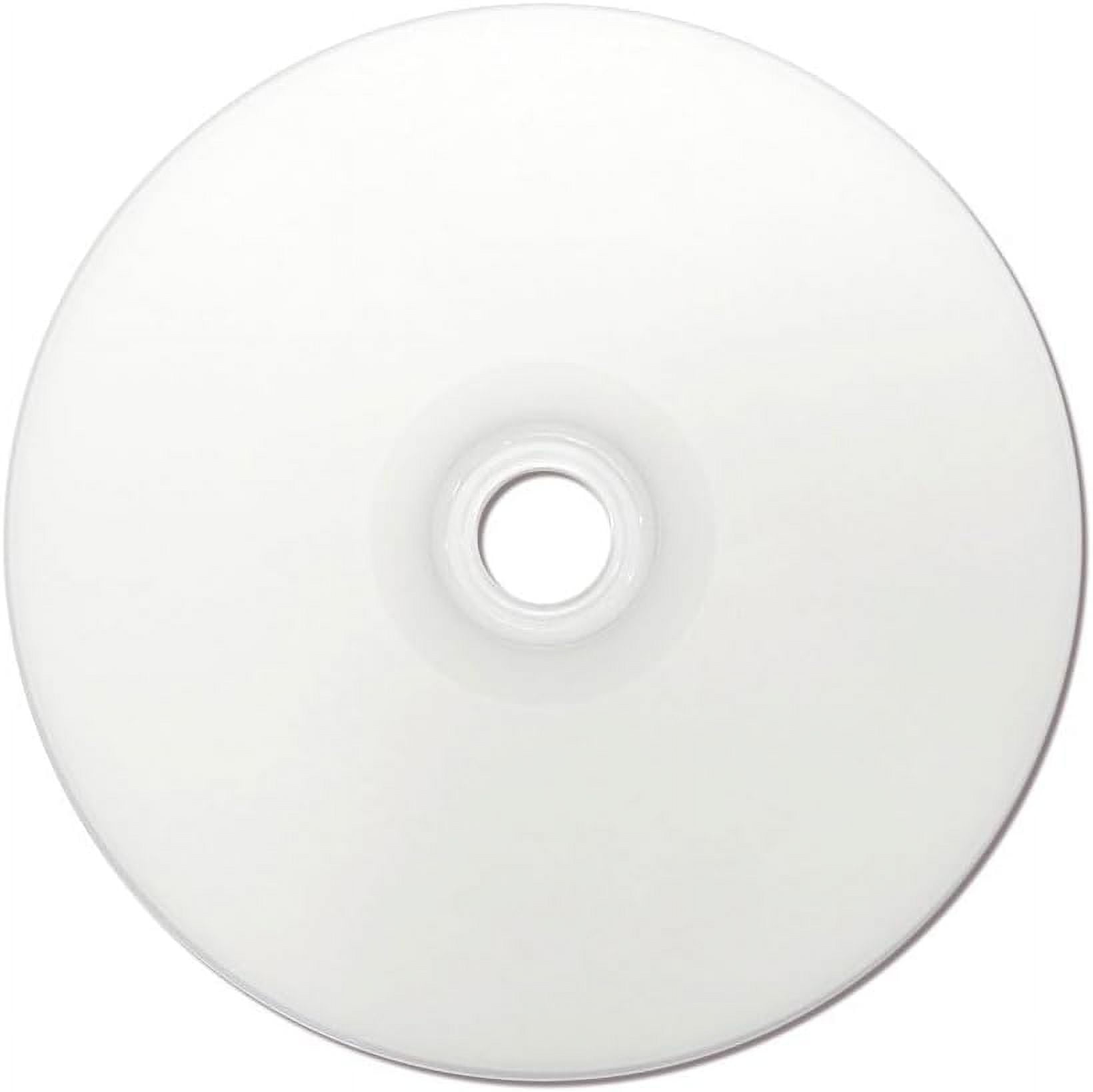 PlexDisc BD-R 25 GB 6X Blu-ray White Inkjet Printable Single Layer Recordable 50-Disc Spindle