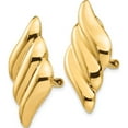 thumbnail image 3 of 14K Yellow Gold Non-Pierced Fancy Earrings (30 X 19) Made In Puerto Rico h643, 3 of 6