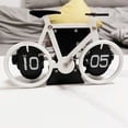 thumbnail image 1 of EGNMCR Retro European Bicycle Style Page Turning Clock Desktop Clock Fashion Ornaments Decorative Clock vintage clock, 1 of 7