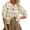 Beige, variant on Floral Knit Women Long Sleeve Button Down Casual Sweater Cardigan