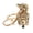Champagne, variant on Tiger Keychain Three Dimensional Rhinestone Car Key Ring Ladies Bag Pendant Accessories, Pink (1.97 inches / 5 cm)