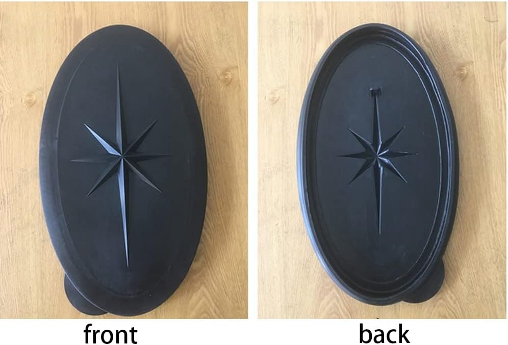 Kayak Hatch Cover Boat Deck Plate Waterproof Accessories,Gray -