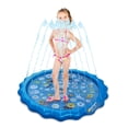thumbnail image 4 of 67in Sprinkler for Kids Outdoor Wading Splash Swimming Mat Pool Pad Inflatable Water Toys for Learning with Animals Alphabet, 4 of 8