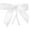 White, variant on Juvale Satin Twist Tie Bows - Gold Twist Tie Bow Accents - Mini Ribbons for Crafts & Treat Bag Decor - 100 Pack, 3 x 2.5 in, 5.7 in Bands