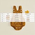 thumbnail image 3 of KPOPLK Baby Boys Girls Bubble Romper Overalls Embroidery Suspender Jumpsuit Fall Infant Outfit Clothes,Size 6-12 Months, 3 of 5