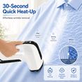 thumbnail image 6 of Hicloud Vacuum Steamer, Handheld  Travel Garment Steamer for Clothes, 2500Pa Suction for Clothes Grips, Steaming & Ironing 2 In 1, 3 Modes, 6 of 13