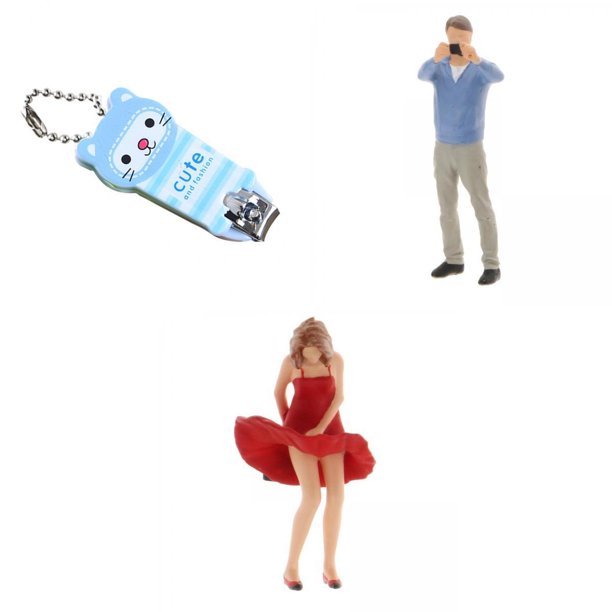 2pcs 1:64 Figuras Diorama Hombres de Acción en Miniatura Modelo de Exhibición Multicolor SM SunniMix Muñeca de personas de modelos en miniatura