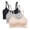 Light Gray, variant on Women's String Bralette Pack, 3-Pack, Cotton Sports Bralette Bras for Women, Solid or Assorted Wireless Bras (Black, M)