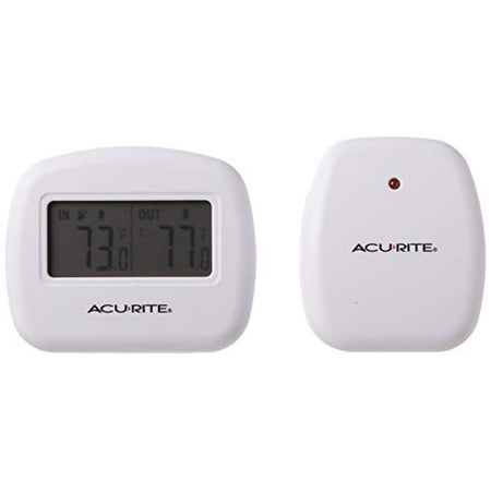 

AcuRite 00782A2 Wireless Indoor/Outdoor Thermometer Temperature White