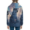 thumbnail image 6 of Kdxio Cloud Wolf Pattern Kids Boys Girls Zip Up Hoodie 3D Printed Hooded Sweatshirt Hoody Coat with Pocket 7-12 Y-Small, 6 of 6