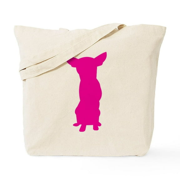 CafePress - Chihuahua Silhouette Tote Bag - Unisex Canvas Tote Bag, Beige, 1-Piece
