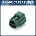 thumbnail image 6 of Unique Bargains 2 Pin Water Temperature Sensor Connector Plug Female Wire Terminal Connector for Nissan 1 Set Green, 6 of 6