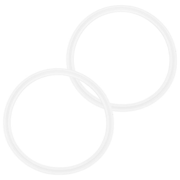 Uxcell 2-Pack Silicone O-Rings Gasket 4.9 in/125mm O-Rings Seal Gasket Fits for OD 5.7 in/145mm Sanitary Pipe Weld Ferrule White