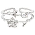 thumbnail image 1 of Adjustable Sterling Silver Deer Ring With Design, 1 of 6