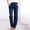 A01, variant on Women's High Rise Straight Leg Jeans with Elastic Waist Stretch Denim Full Length Pants