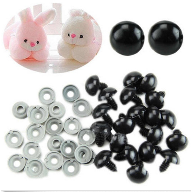 Ojos De Plástico Para Muñecas, Ojos De Seguridad De Peso Ligero, Ojos De Juguete DIY Duraderos Con Arandela Para Muñecas Oso De Peluche Juguetes De Fieltro Que Hacen Animales De Peluche ZAQW plastic safety eyes