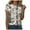 Light Gray, variant on larppty Women Camo Shirt Top Y2K Maple Leaf Graphic Tee Short Sleeve Loose Fit Round Neck T Shirt Streetwear (Brown, S)