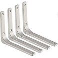 thumbnail image 1 of 2pcs Stainless Steel Shelf Brackets Wall Brackets For Shelves Shelf Support Angle Bracket Heavy Duty L Brackets, 1 of 5