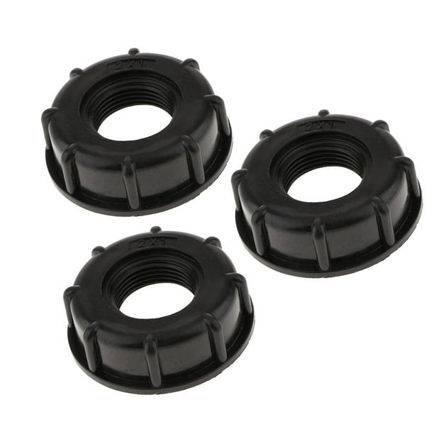 Paquete De 3 Tapas De Manguera De Adaptador De De Agua IBC Para Salida De Rosca Gruesa De 60 Mm