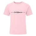 thumbnail image 3 of T-shirt Graphique Lettre Ville Mode Urbaine Manches Raglan Col Rond Confort Quotidien pour Hommes avec Ambiance Décontractée Quotidienne, 3 of 3