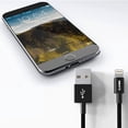thumbnail image 6 of Clambo iPhone Chargers Apple MFi Certified 6.6' Feet Lightning to USB Charger Charging Cables Cords for iPhones - Black, 6 of 6