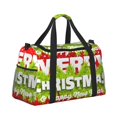 thumbnail image 2 of Easygdp Merry Christmas Bolsa de Gimnasio, Bolsa de Viaje Duffel, Bolsa de Fin de Semana con Compartimentos, Bolsa de Mano para Noche, 2 of 7