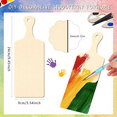 thumbnail image 2 of 24 Pcs Wooden Mini Cutting Board with Handle Mini Charcuterie Boards, 2 of 7