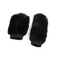 thumbnail image 1 of 2 En 1 Negro Suave Felpa Cubierta Funda de Engranaje Coche Pomo Cuello de Cambio del Freno de Mano Mangas Protectoras, 1 of 1