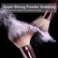 thumbnail image 2 of Travel Makeup Brush Set Foundation  Concealers Eye Shadows Makeup Set with LED light Mirror 14 count Mini Makeup Brushes (), 2 of 6