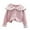 Pink 1, variant on Annhoo Baby Girls Sweaters Cute Collared Long Sleeve Knitted Outwear Toddler Button down Floral Embroidered Coats