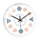 thumbnail image 4 of Reloj de pared silencioso para estudiantes, reloj colgante de pared, reloj de aprendizaje sin tictac de 8 pulgadas, reloj de enseñanza para aula, dorm Borde B, 4 of 10