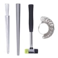 thumbnail image 2 of Finger Rings Measuring Tool, Ring Mandrel Sizer Multifunctional High Accuracy Standard Size  For Jewelry Making, 2 of 8