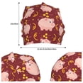 thumbnail image 6 of Kll Cute Pig With Coins Winter Fall Beanie Knit Hats For Men & Women - Warm & Soft Stylish Toboggan Caps For Cold Weather, 6 of 9