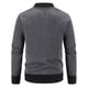 thumbnail image 5 of Chaqueta de suéter de punto de lana con capucha de tela escocesa de otoño e invierno de moda para hombres Pompotops  oipoqjl38385, 5 of 5