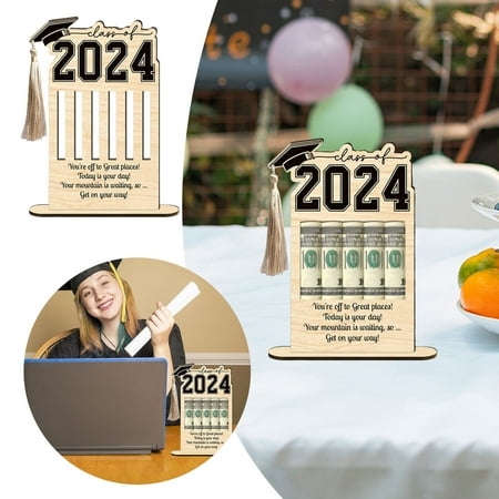 

2024 Graduation Gift Holder Gifts For Graduates Graduation Season Gifts Graduation Holder Wooden Graduation Cassh Holder Envelope Class Of 2024 Senior Gift For Graduates