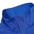 thumbnail image 4 of Maoxin Men's Coats Men's Solid Color Casual Loose Fitting Long Sleeved Hooded Jacket Long Sleeve Hoodless Casual Outwear Jackets Blue 2XL, 4 of 5