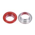 thumbnail image 4 of Unique Bargains 100 Pcs Œillets 3/10 Pouce (8mm) Trou d'Identification Œillet Autoportant en Métal avec Rondelles pour Cuir Rouge, 4 of 7