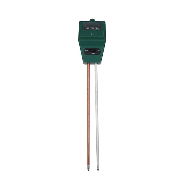 Medidor de pH del suelo, 3 en 1, kit de herramientas de jardinería para el cuidado de plantas, ideal para jardín, césped, granja, uso interior y exterior (verde) oso de fresa Electrónica