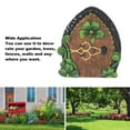 thumbnail image 4 of Porte de Fée en Résine, Accessoires de Jardin de Fées, Porte de Jardin de Fées Miniature avec Vis, Déco de Jardin de Fées pour Mur Extérieur en Forme de Souche d'Arbre, 4 of 7
