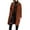 Coffee, variant on Dgankt Coats for Women Fuzzy Fleece Lapel Open Front Long Cardigan Coat Faux Fur Warm Winter Outwear Jackets,Sizes S-3XL