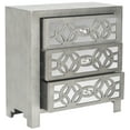 thumbnail image 3 of Safavieh Tasha 3 Drawer Geometric Glam Chest, Grey/Mirror, 3 of 6