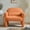 Orange, variant on Solid Wood Frame | Durable and Long-Lasting | Home Use + Reliable Furniture Piece