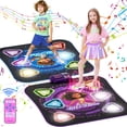thumbnail image 1 of Alfombra de baile Surelect 2024 Light Up para 2 jugadores con Bluetooth, 1 of 8