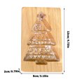 thumbnail image 1 of molde para galletas de árbol de Navidad, molde para galletas, molde para flores prensadas, herramienta para hornear, decoración artesanal, 1 of 8