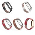 thumbnail image 2 of Reemplazo para Xiaomi Mi Band 2 Pulsera Reloj Pulsera Banda de cuero Caja de metal Correa de la cubierta AweSitey PJ7742-04, 2 of 2