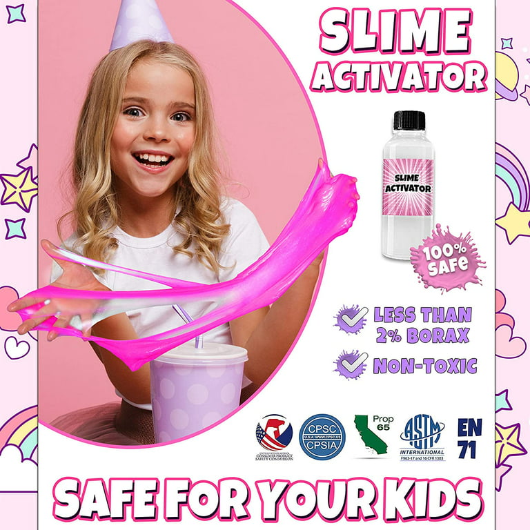 Laevo laevo winter wonderland slime kit, slime kits for girls and