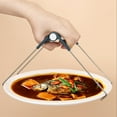thumbnail image 6 of 3-Pack(Navy-Blue) Hot Plate Gripper,Stainless Steel Bowl Clip,Kitchen Tongs Bowl Dish Pan Clip Anti-scalding,Anti-Scalding Clip Bowl Plate Clamp, 6 of 9